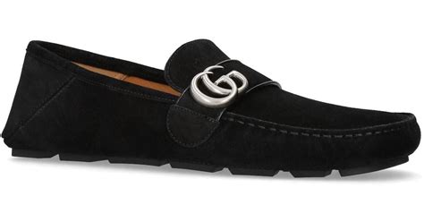 gucci noel suede driving loafers|Gucci Loafers for Men .